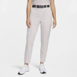 Nike Dri-FIT Tour Women's Golf Trousers Platinum Violet Black Swoosh Size Large